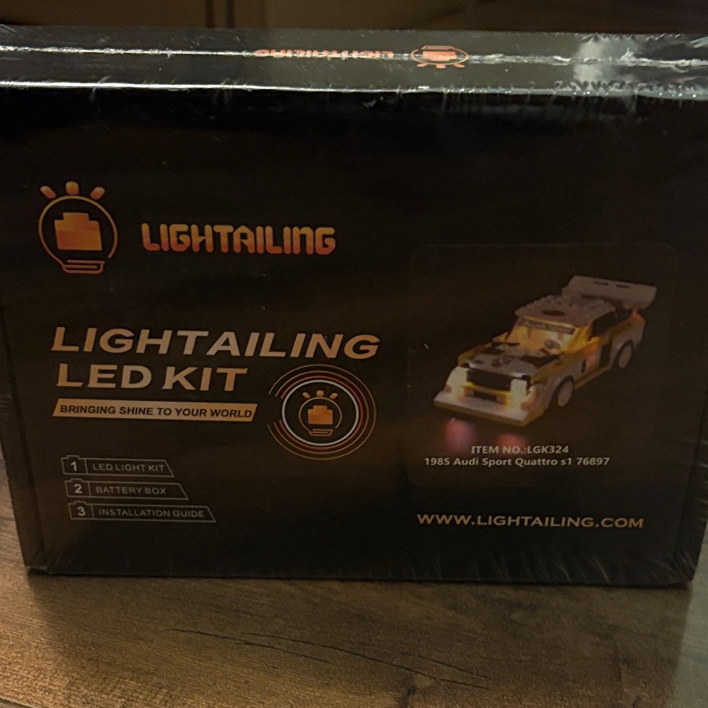 LED Kit for 1985 Audi Sport Quattro S1 - compatible with LEGO Set 76897